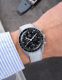 Curved Vertech Rubber Strap - Grey - OM Luxury