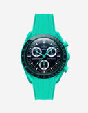 MoonSwatch Mission On Earth Watch - Polar Lights (Rubber Strap) - OM Luxury